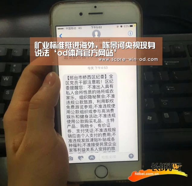 矿业标准挺进海外,陈景河央视现身说法‘od体育官方网站’(图1) od体育在线登录